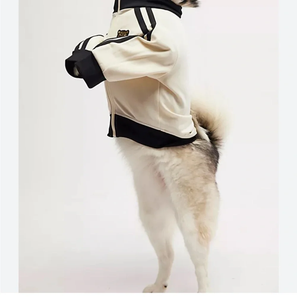 Free People xFURB Stylish Black and White Dog Jacket Size Small New